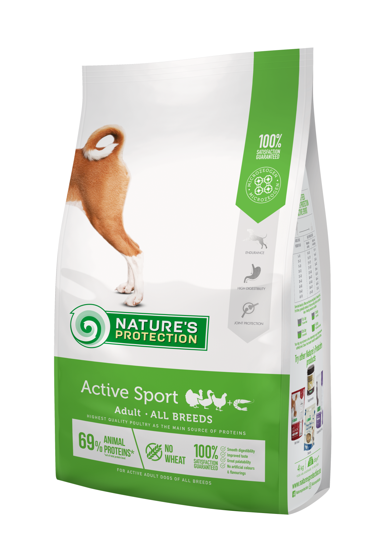 Корм сухой для взрослых активных собак Nature's Protection Nature's Protection Active Sport All Breeds 4 кг (38561) - фото 1