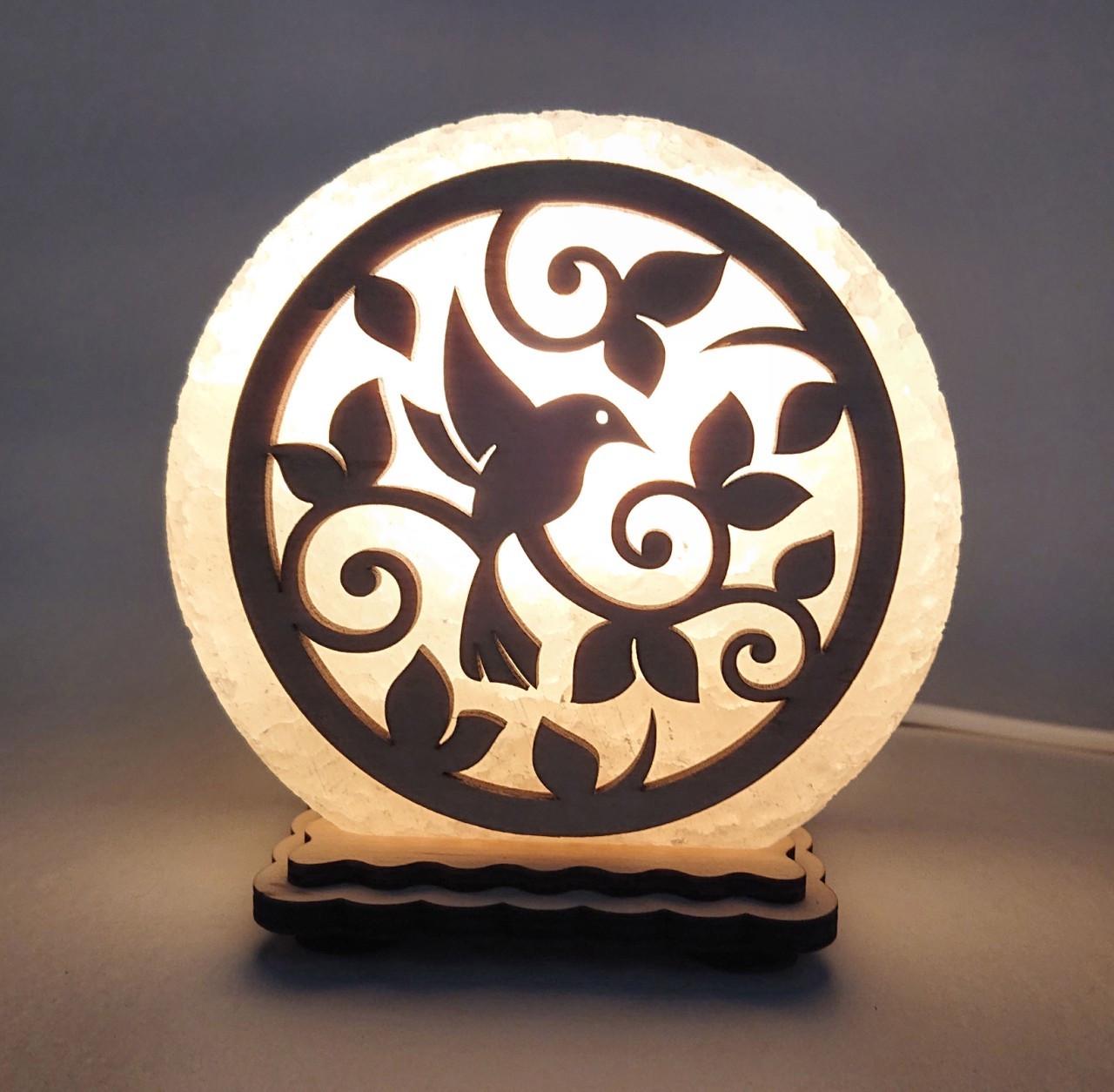 Соляной светильник Колибри (KM-00005-y)