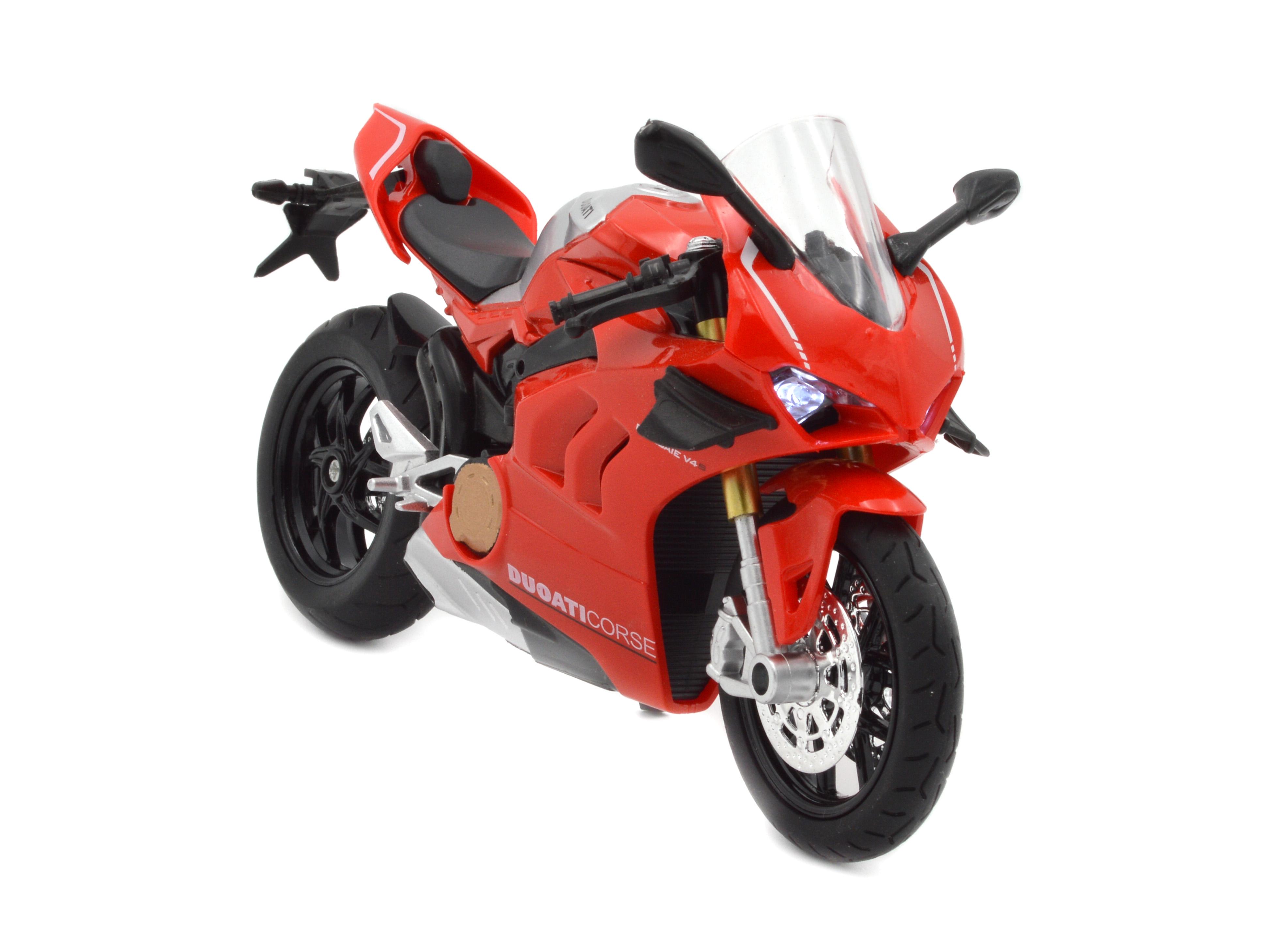 Іграшковий мотоцикл Ducati Panigale V4 Corse метал/пластик 1:12 звук/світло/амортизація (BG 32-120) - фото 6 Іграшковий мотоцикл Ducati Panigale V4 Corse метал/пластик 1:12 звук/світло/амортизація (BG 32-120) - фото 6