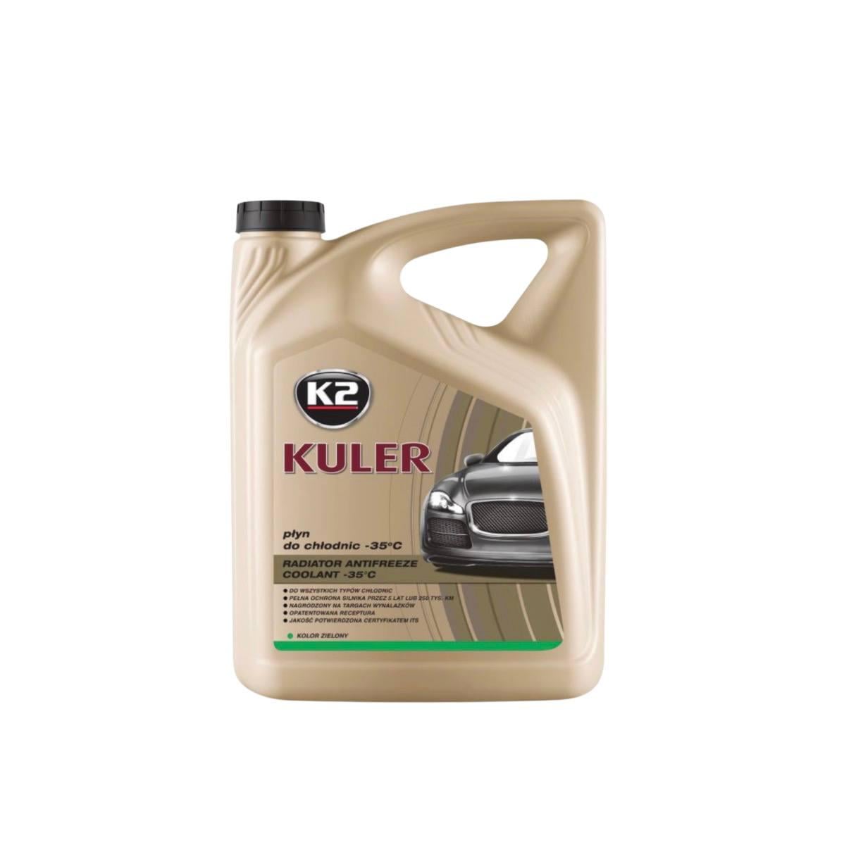 Антифриз K2 Kuler Ready to Use G11 -35 °C зеленый 5 л