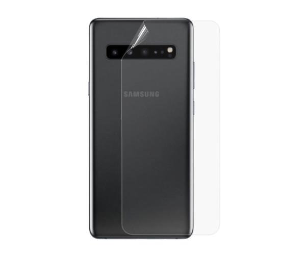 Противоударная гидрогелевая пленка Hydrogel Film для Samsung Galaxy S10 на заднюю панель, Transparent