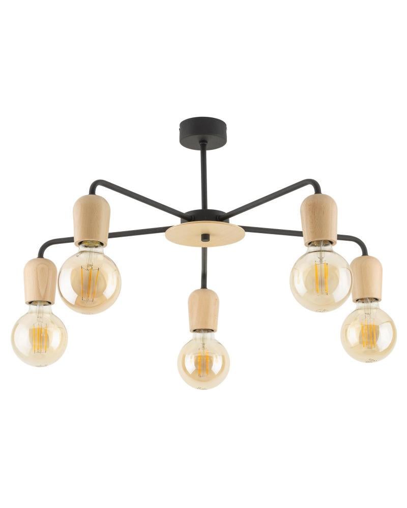 Люстра TK Lighting 4969 Miriam E27 5x15W IP20 (4969-TK)