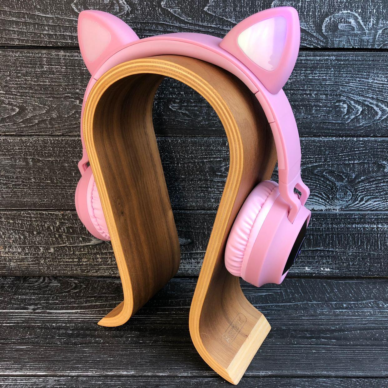 Наушники Hoco W27 CAT EAR Wireless headphones Розовый (1271704772)