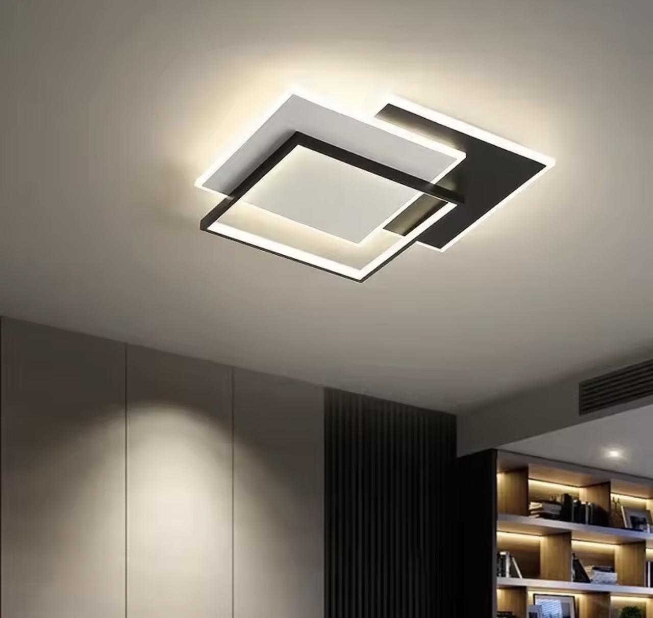 Люстра потолочная светодиодная 63W Z22212-3BLACK Черный (2430223359)