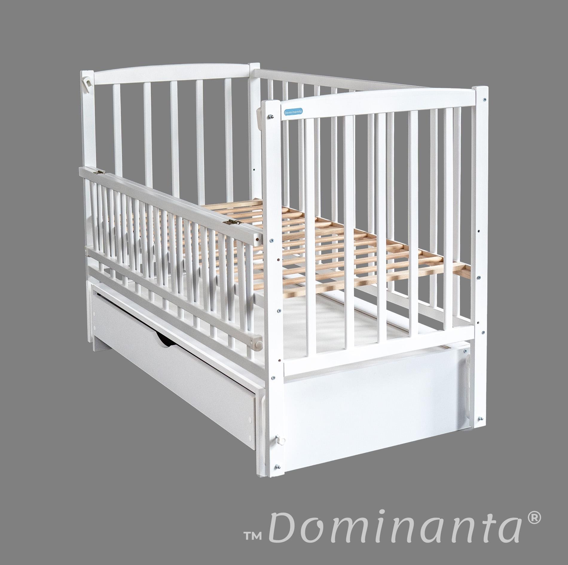 Детская кроватка Домінанта Комфорт с ящиком Белый - фото 5