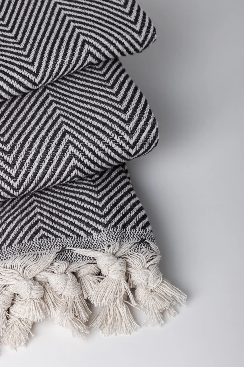 Плед HYGG Soft євро 200х230 см Чорно-білий (315482) - фото 1 Плед HYGG Soft євро 200х230 см Чорно-білий (315482) - фото 1