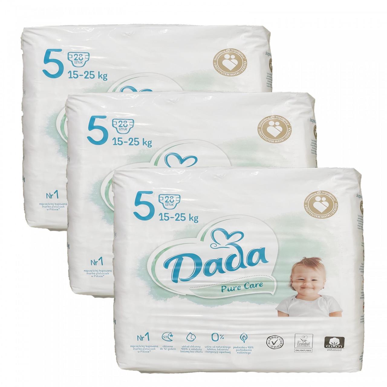 Підгузки Dada Pure Care 5 15-25 кг 84 шт. (2023065518)