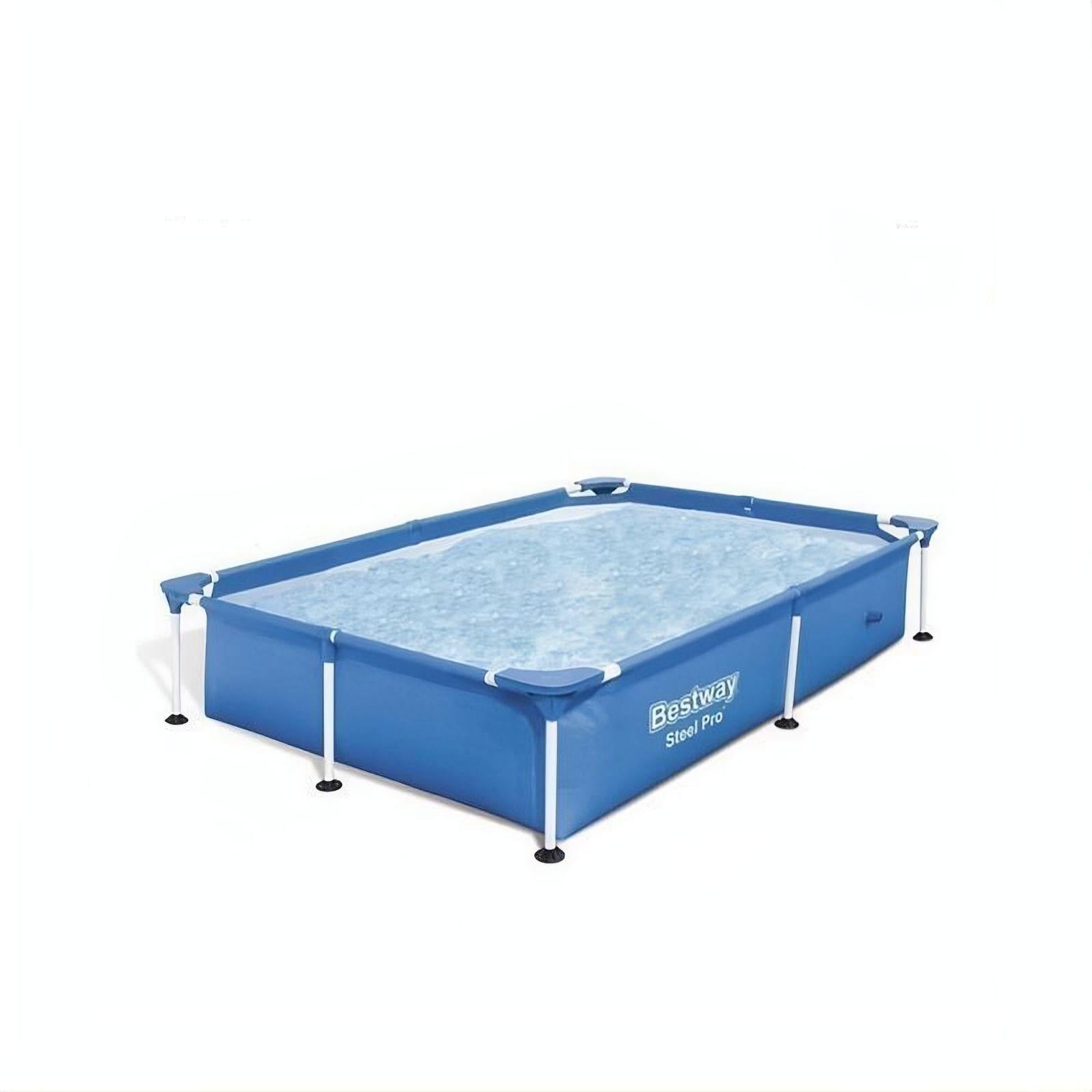 Бассейн каркасный Bestway 56401 221х150х43 см Голубой