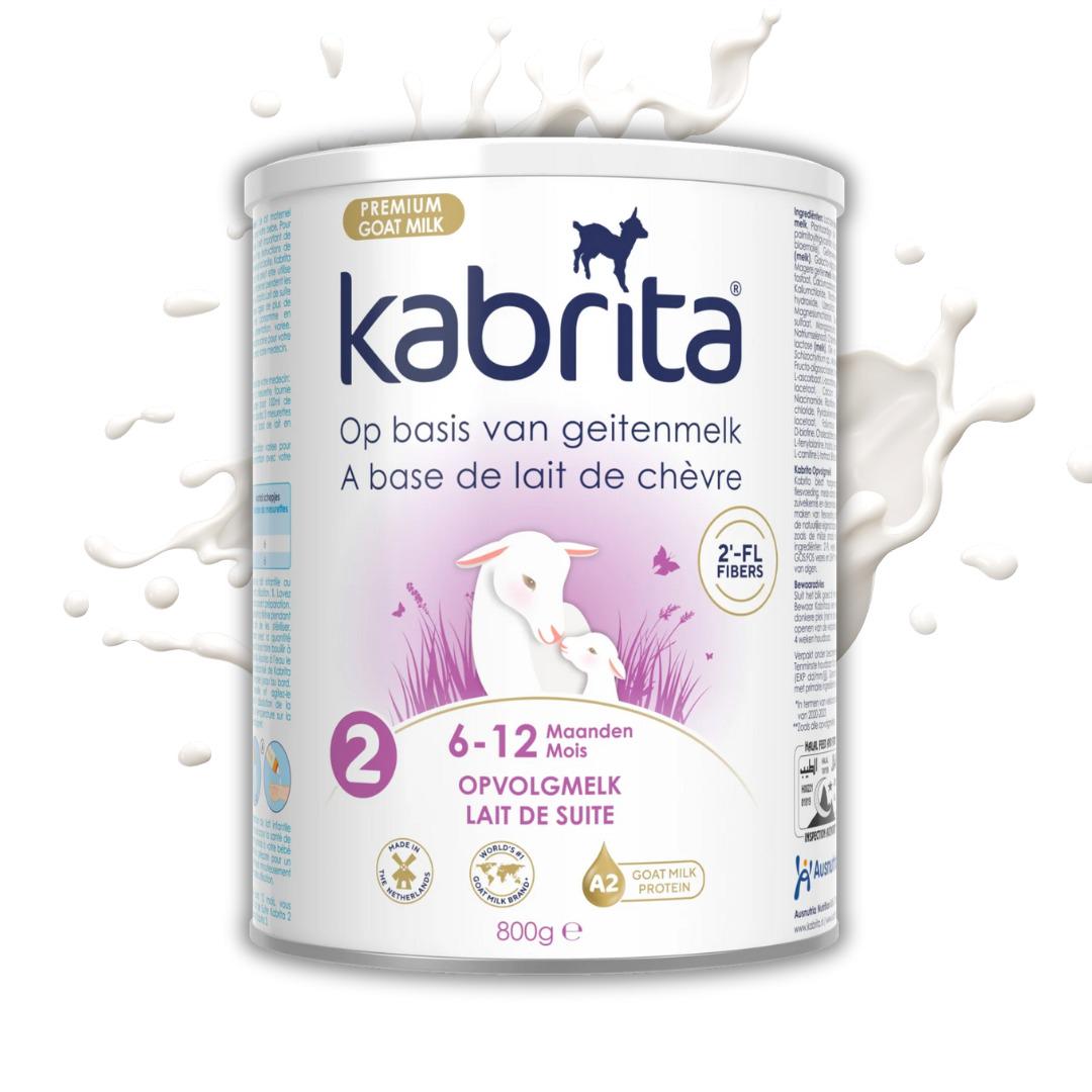 Дитяча суміш на козячому молоці Kabrita Premium EU 2 для дітей від 6 до 12 місяців 800 г (U8716677010571)