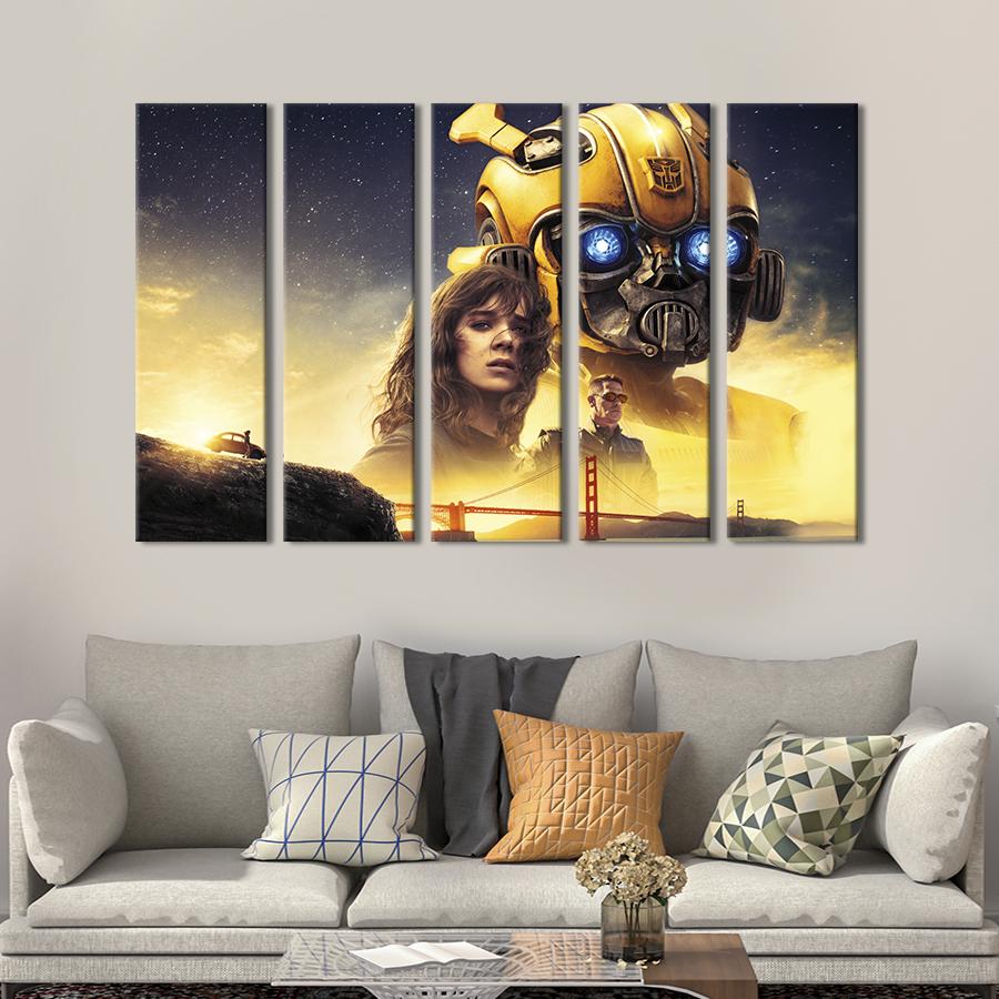 Картина на холсте Персонажи фильма Bumblebee 155x95 см (1464-51)