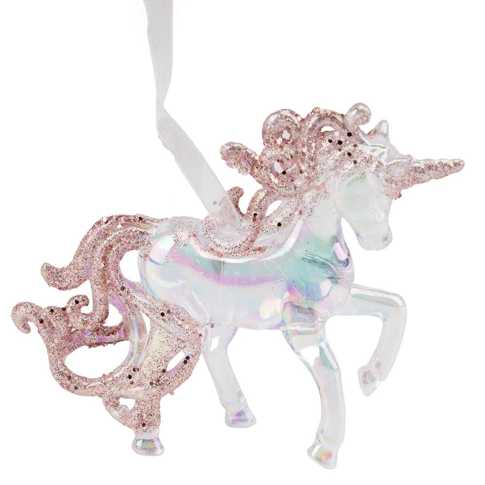 Елочная игрушка Волшебный пегас 9 см (6040-044)