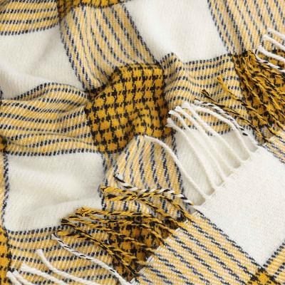 Плед вероника 140х200 см Горчичный - фото 2 Плед вероника 140х200 см Горчичный - фото 2