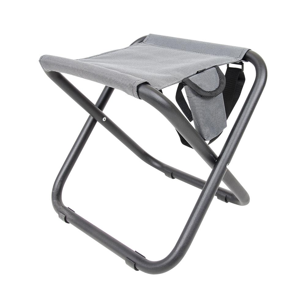 Табурет Рыбак с карманом меланж 25 мм Серый