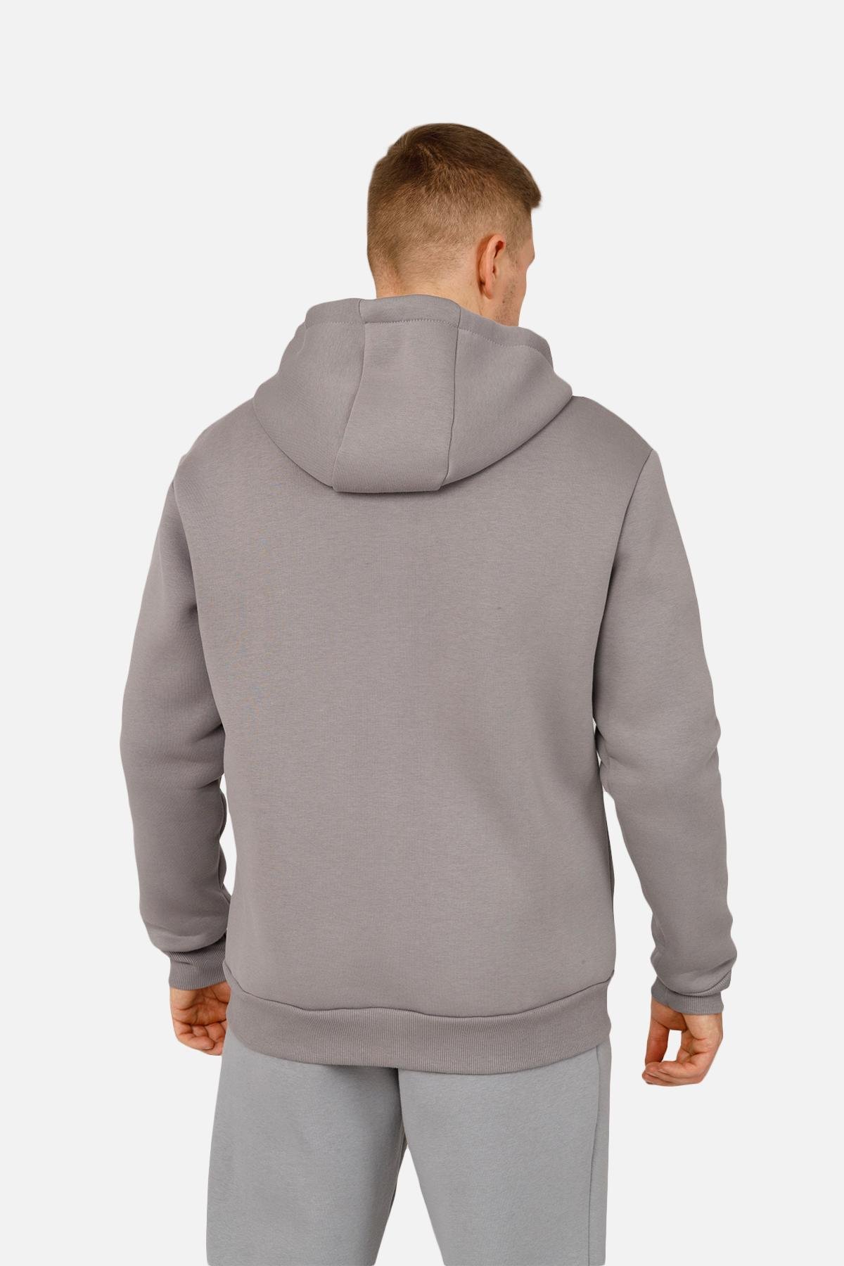 Толстовка чоловіча на блискавці ЦБ-00254630 р. 46 Світло-сірий (SKT001005008) - фото 5 Толстовка чоловіча на блискавці ЦБ-00254630 р. 46 Світло-сірий (SKT001005008) - фото 5