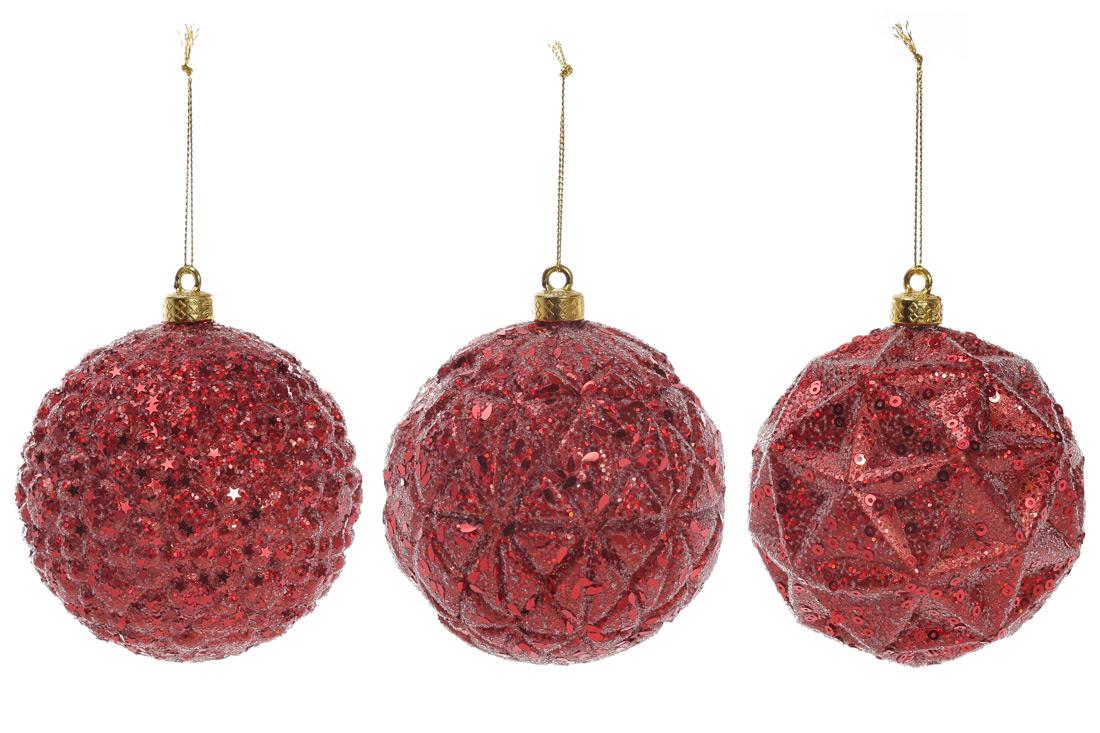 Шар новогодний BonaDi D-10 см 12 шт. (182-894)