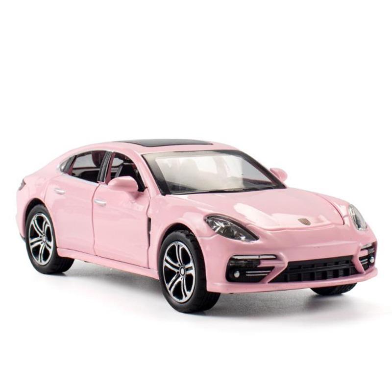 Игрушечная машинка Porsche Panamera 1:32 Розовый (VA-1355623167) - фото 6