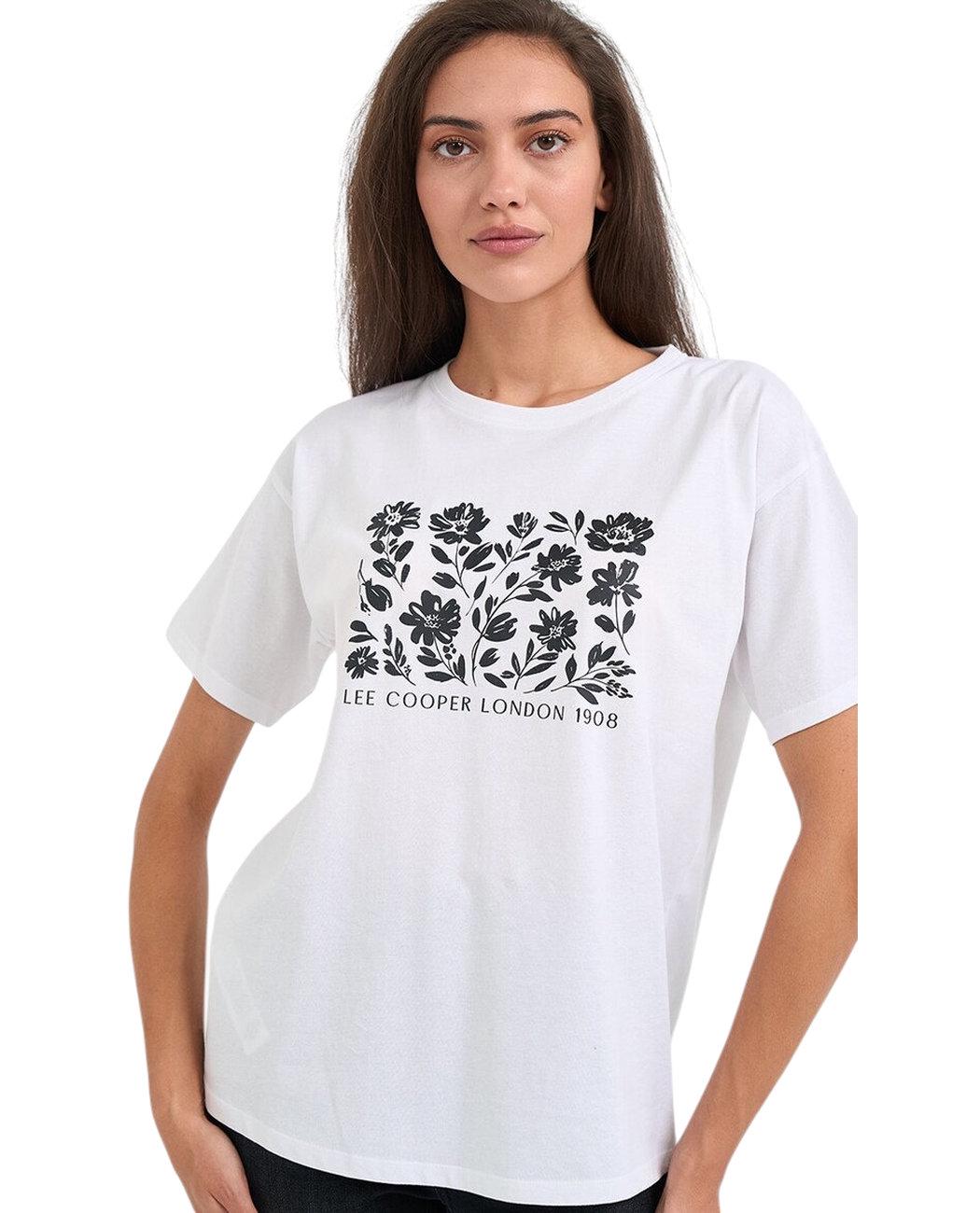 Футболка женская Lee Cooper 20196167.101 S Белый (5942723122667) Футболка женская Lee Cooper 20196167.101 S Белый (5942723122667)