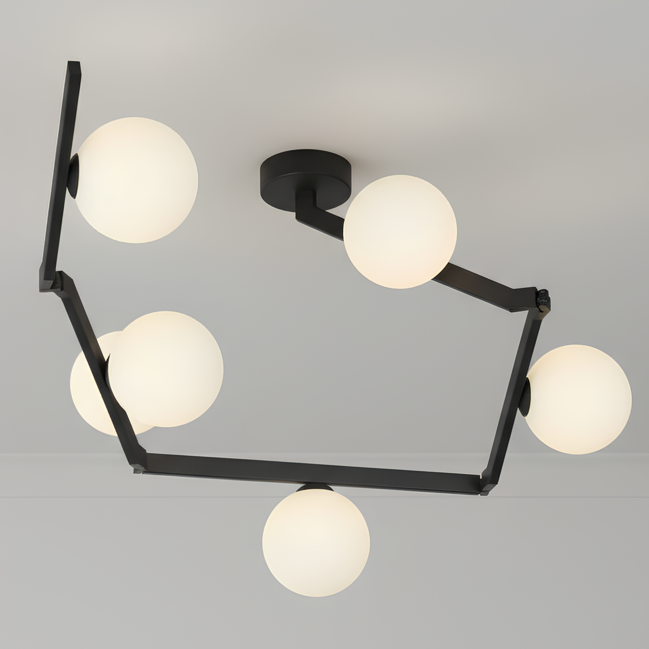 Люстра Valeso с регулируемым корпусом из металла под пять ламп Е14 Черный (BX84020-5A BK) Люстра Valeso с регулируемым корпусом из металла под пять ламп Е14 Черный (BX84020-5A BK)