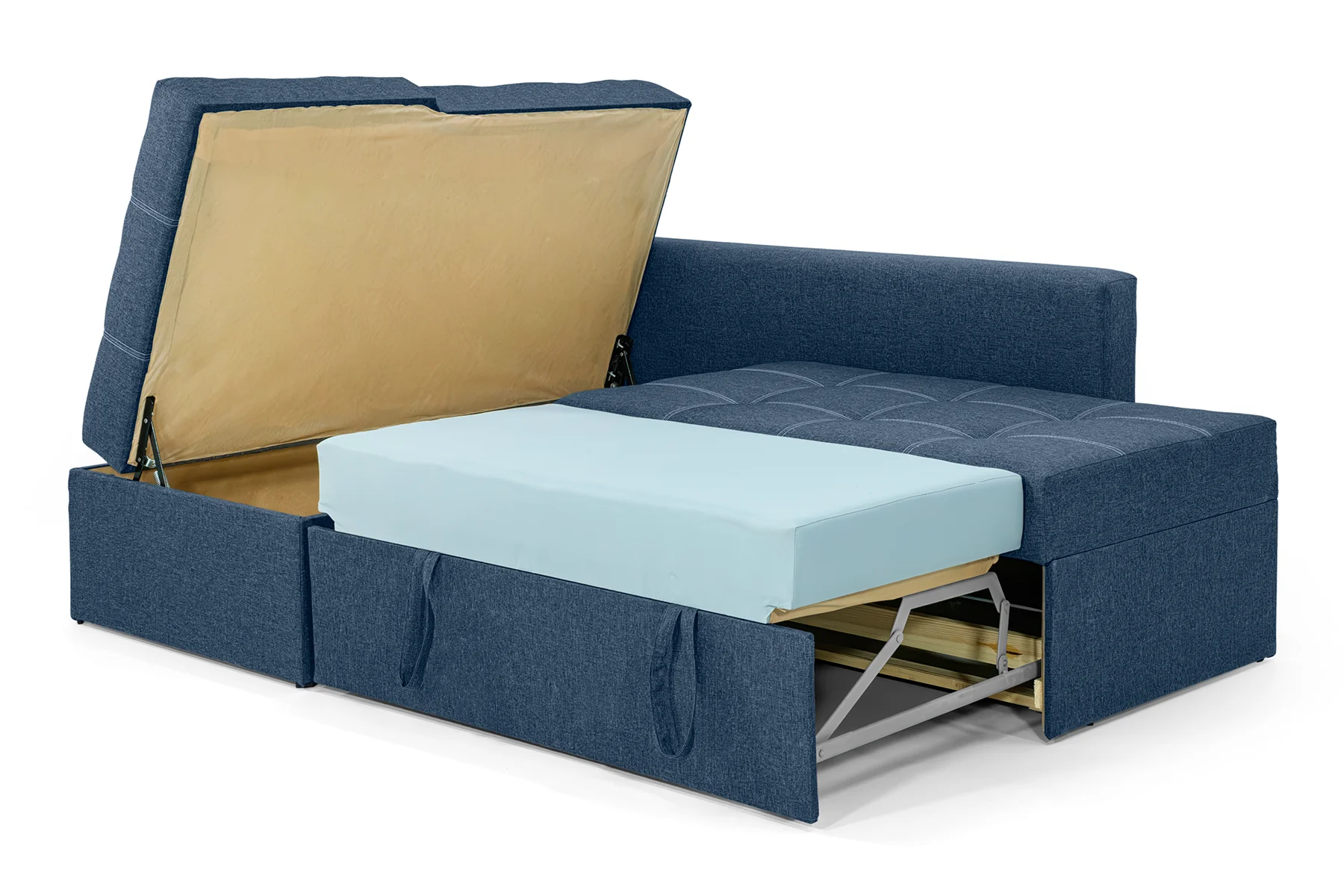 Диван угловой Франклин 225х165 см Джинсовый (28118878) - фото 6 Диван угловой Франклин 225х165 см Джинсовый (28118878) - фото 6