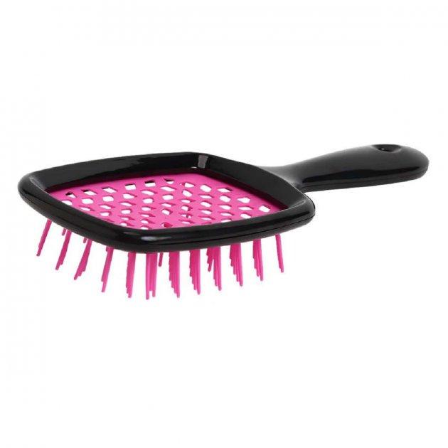 Расческа для волос Super Hair Brush Черно-розовый - фото 3