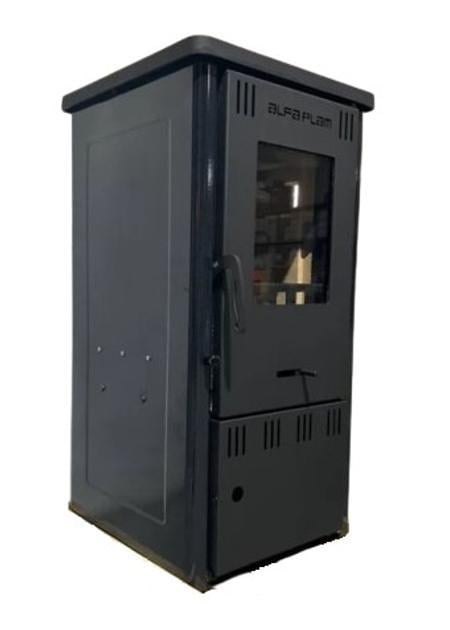 Піч на дрова з варильною поверхнею ALFA-PLAM ELITA 2 темна