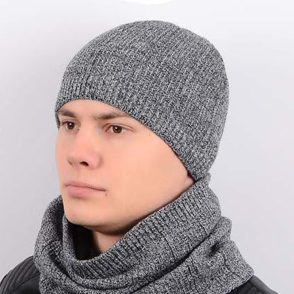 Комплект Flash KMP1701 L р. 57-58 Сірий меланж - фото 1