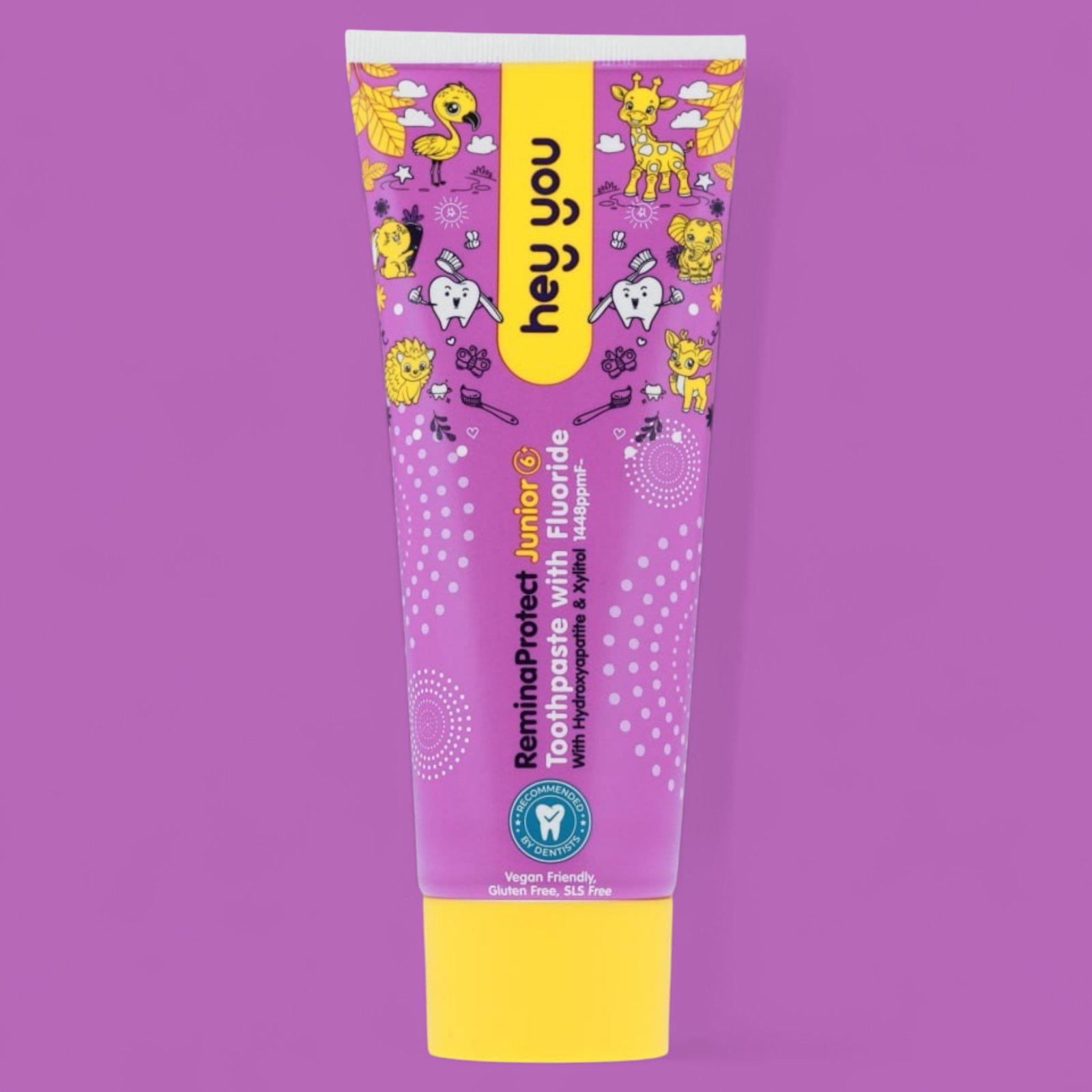 Зубная паста детская Hey You Remina Protect Junior 6+ 75 мл (4820283860186) - фото 3