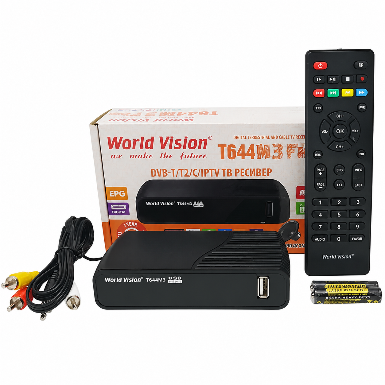 Тюнер т2 World Vision T644M3 FM (1155788898) Тюнер т2 World Vision T644M3 FM (1155788898)