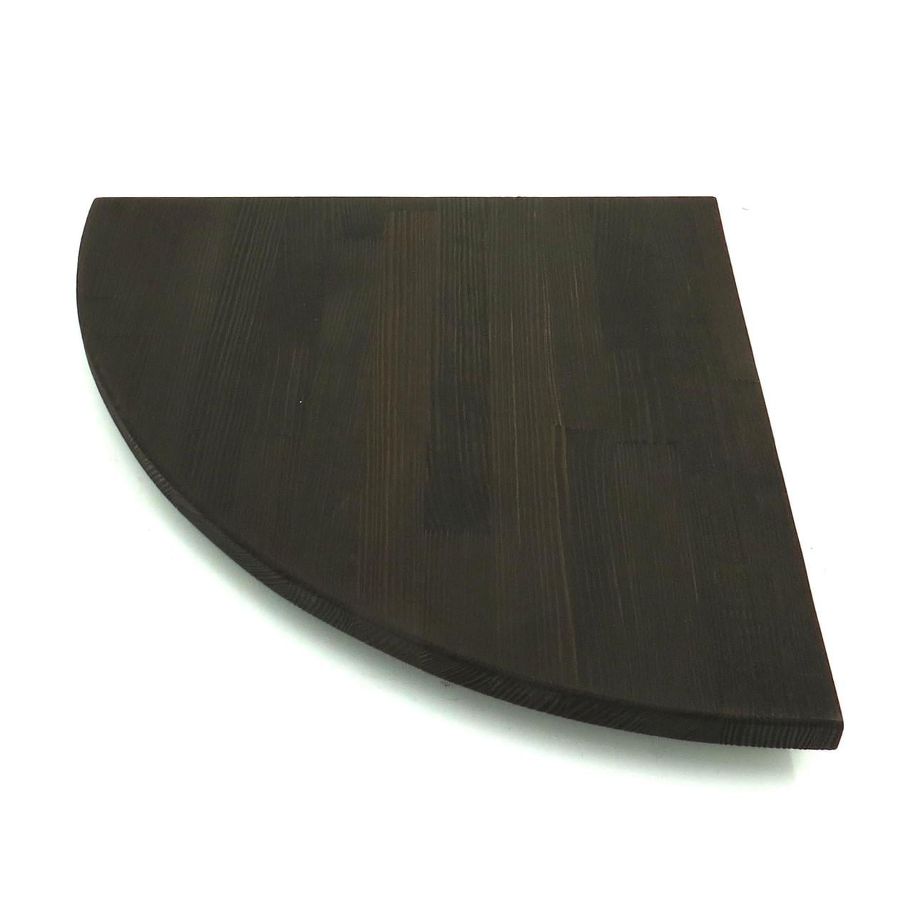 Полка настенная угловая из дерева Кабарет 35 Венге (УНП-350912)