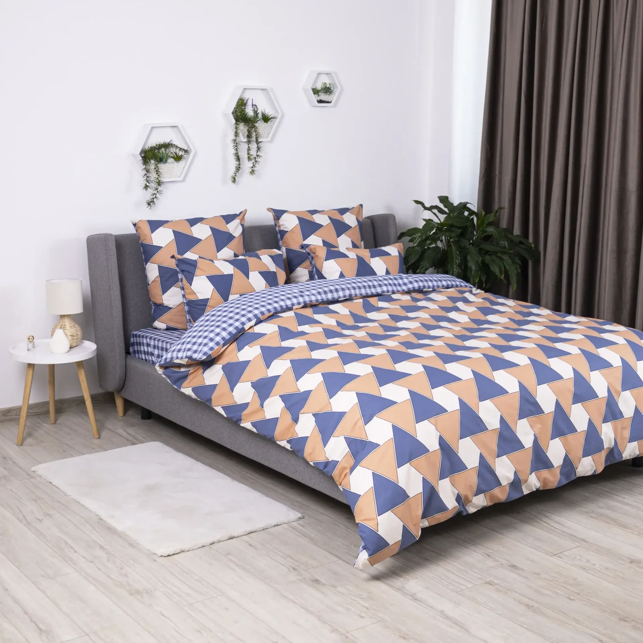 Комплект постельного белья Delta двухспальный ранфорс 215х220 см/наволочки 2 шт. 70х70 см - фото 3