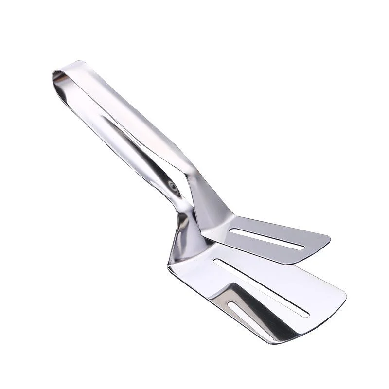 Щипці-лопатка кухонні з нержавіючої сталі для приготування грилю та барбекю
