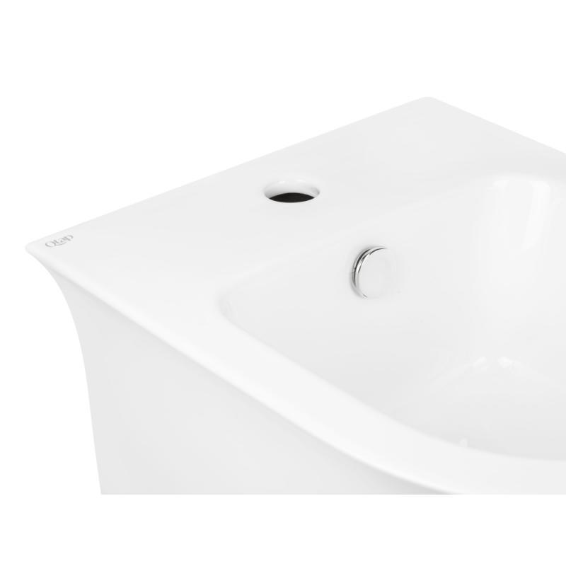 Біде підвісне Q-tap Virgo 485х345х365 White (QT1855051FW) - фото 5