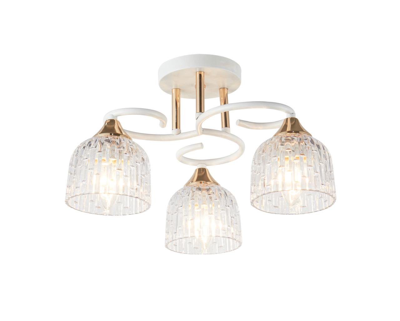 Люстра Valeso на 3 лампы Белый/Золотой (196361/3)