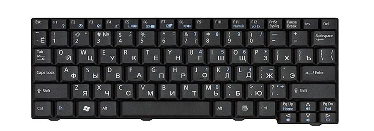 Клавиатура для ноутбука Acer Aspire One KAV10 матовая (KB.INT00.523)