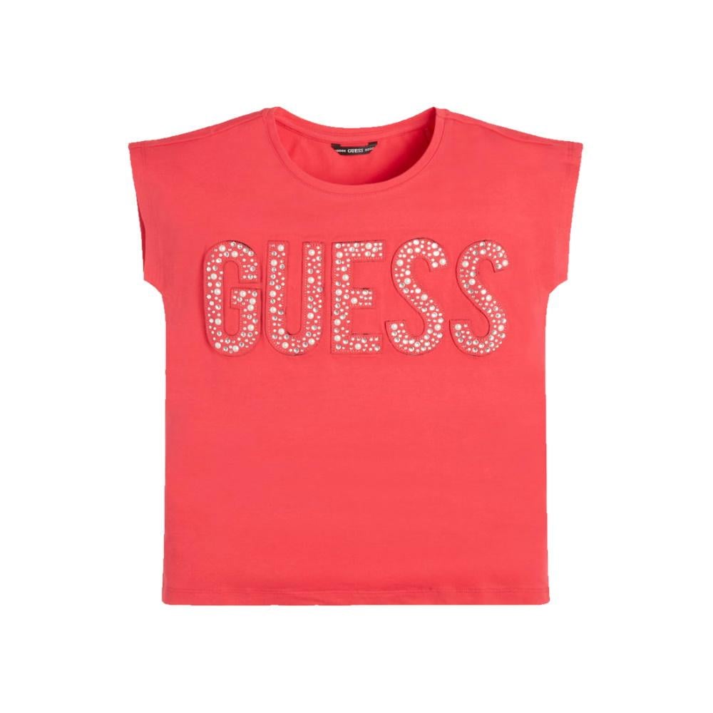 Футболка Guess Kids Punk Rocker B41 J1RI34K6YW1 PKPK 122 см Pink (22511-17736)