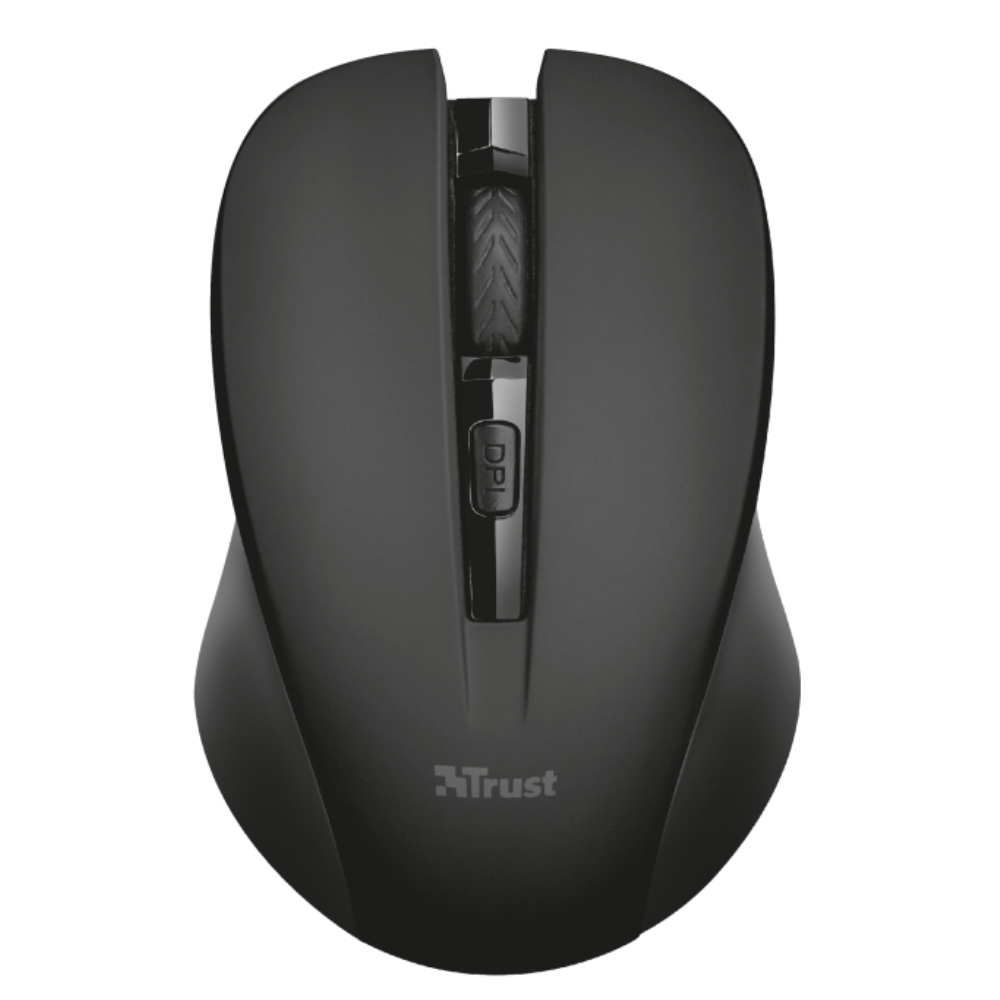 Беспроводная компьютерная мышь Trust Mydo Silent Wireless Mouse Blk 1800dpi Черная