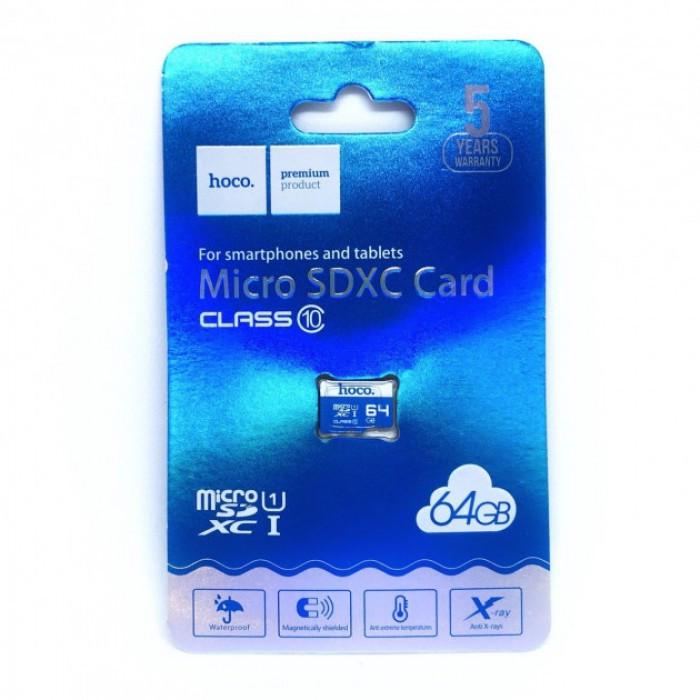 Карта памяти Hoco Micro SDHS 64GB Синий (1526581149) - фото 2 Карта памяти Hoco Micro SDHS 64GB Синий (1526581149) - фото 2