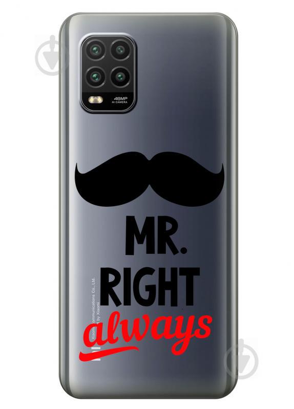 Силиконовый чехол iSwag для Xiaomi Mi 10 Lite Mr Right (KS2295) Силиконовый чехол iSwag для Xiaomi Mi 10 Lite Mr Right (KS2295)