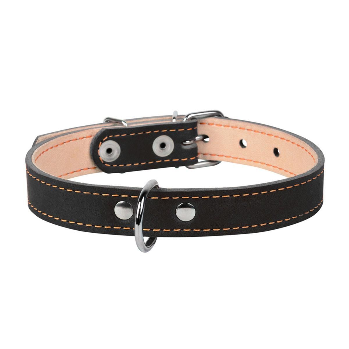 Нашийник Collar подвійний 14 мм х 27-35 см Чорний (00121 Col)