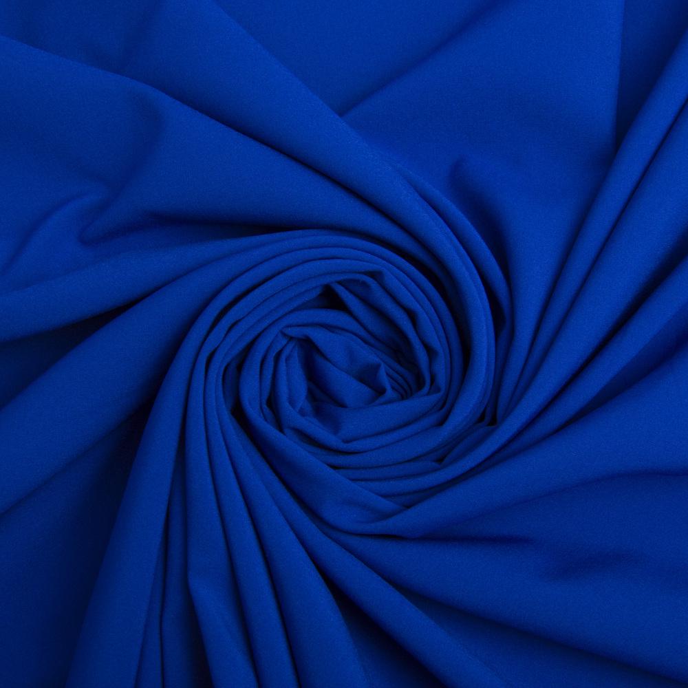 Ткань шифон стрейч Сюита однотонный V-11 Электрик (24206)