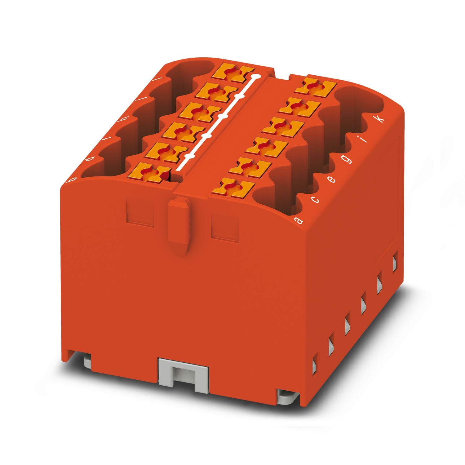 Розподільний блок Phoenix Contact PTFIX 12X2,5 RD 450В 24A Push-in Червоний (3273290)
