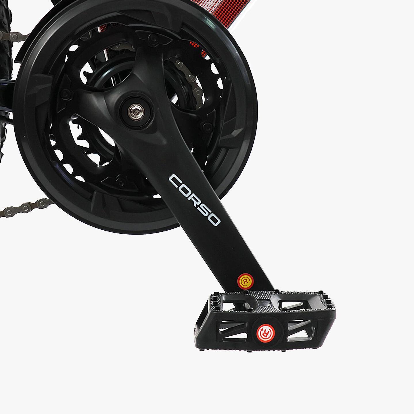 Велосипед гірський Corso Energy 26"/13" Чорно-червоний (1204798593) - фото 8 Велосипед гірський Corso Energy 26"/13" Чорно-червоний (1204798593) - фото 8