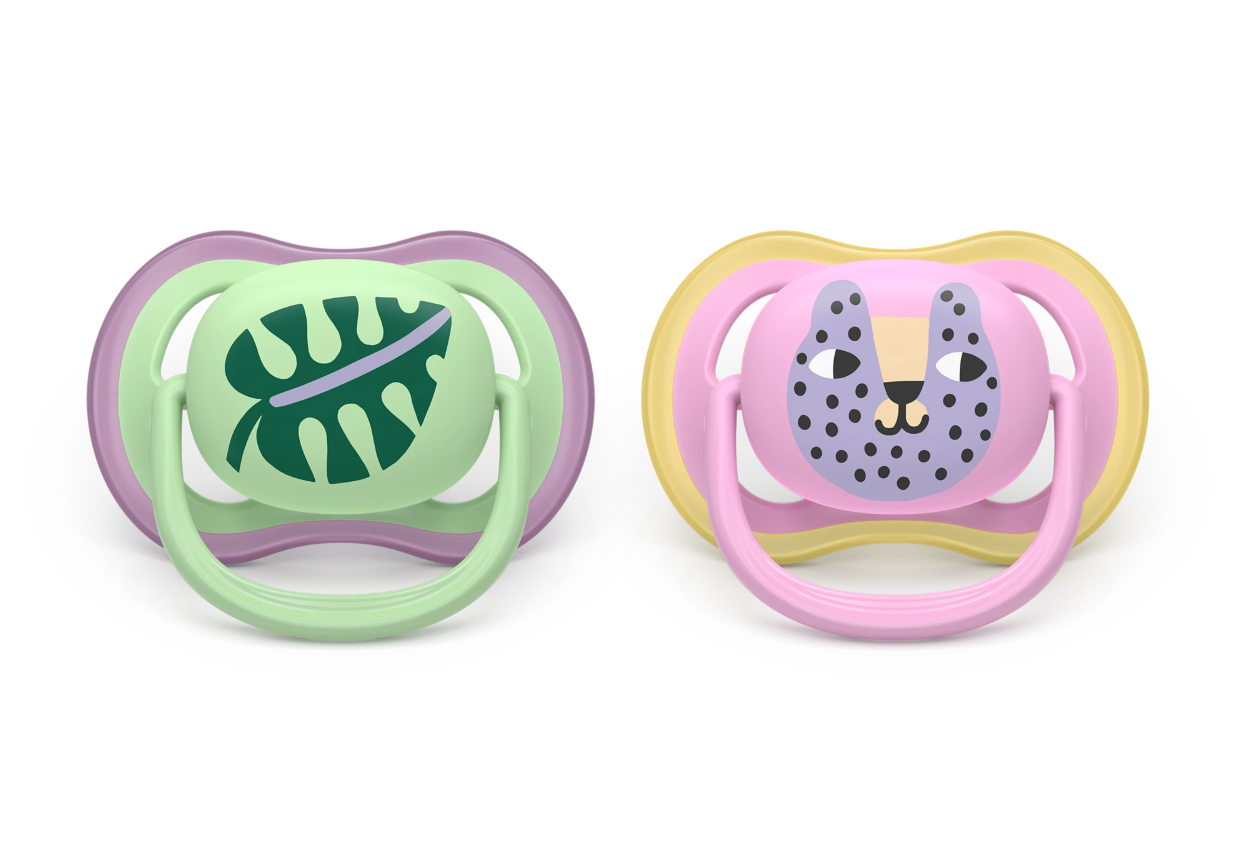 Пустушка для дівчаток Philips Avent Ultra Air 6-18 міс. 2 шт. (143964)