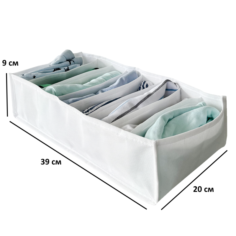 Набір гнучких органайзерів XS/S/M без картону Білий (SPB-3-white) - фото 6 Набір гнучких органайзерів XS/S/M без картону Білий (SPB-3-white) - фото 6