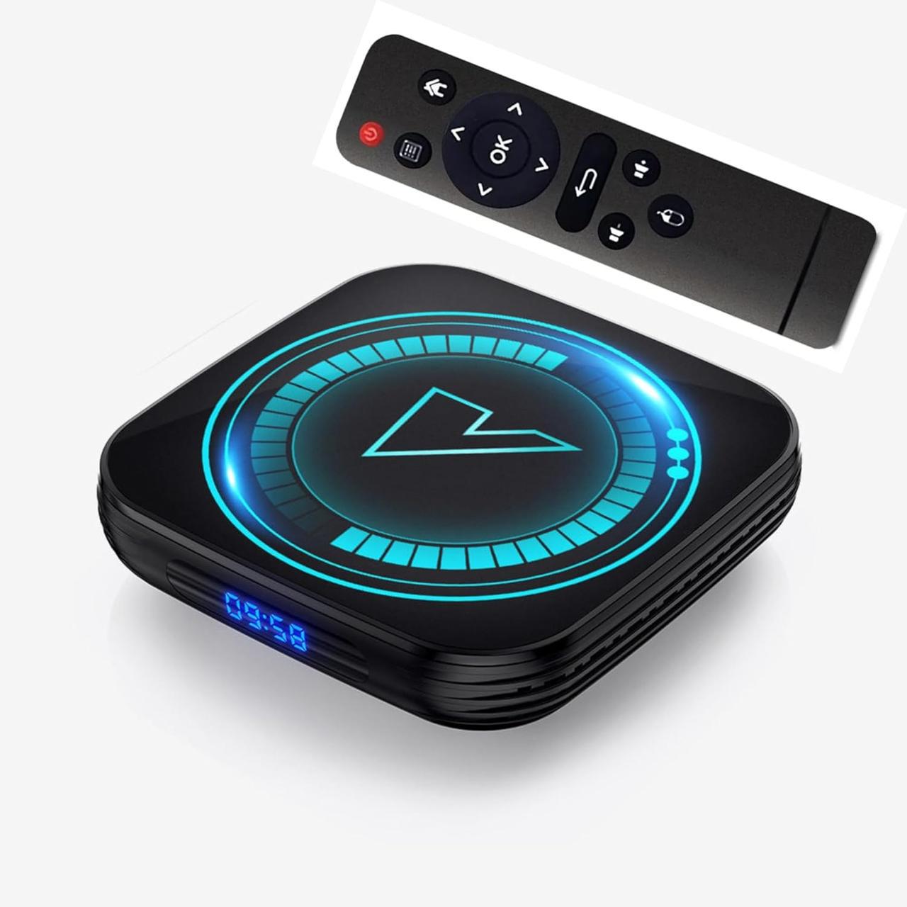 Cмарт-ТВ приставка Vontar H618 8K 4/32 Гб Android 12 для телевизора Smart TV Box Wi-fi (2452888575)