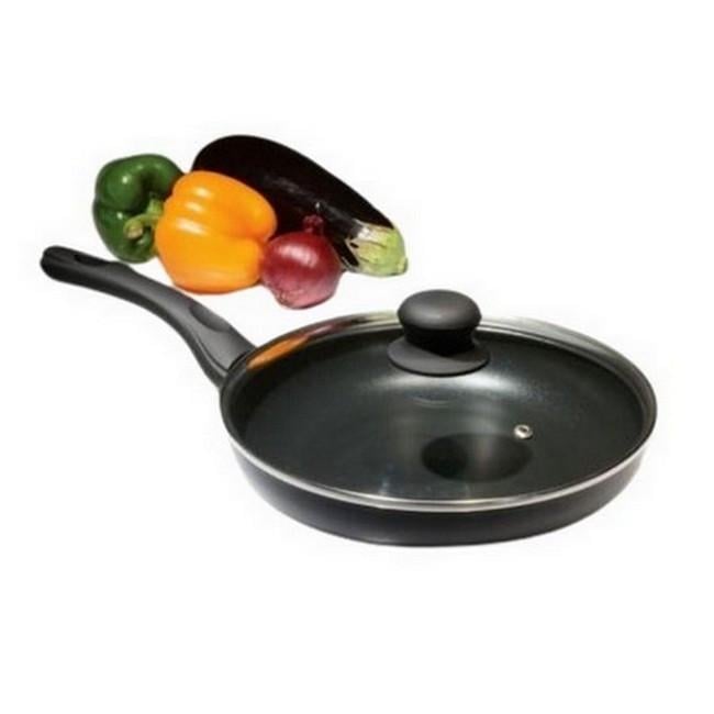 Сковорода Tiross TS 1265P с крышкой 20 см Black (iz14809) Сковорода Tiross TS 1265P с крышкой 20 см Black (iz14809)