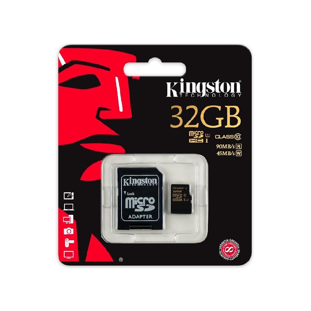 Карта памяти Kingston microSDHC Class 10 32Gb