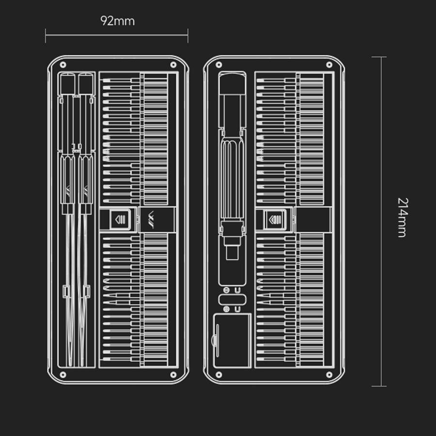 Набір викруток з бітами JIMI Home Screwdriver Set 81в1 (JM-GNT80) - фото 8 Набір викруток з бітами JIMI Home Screwdriver Set 81в1 (JM-GNT80) - фото 8