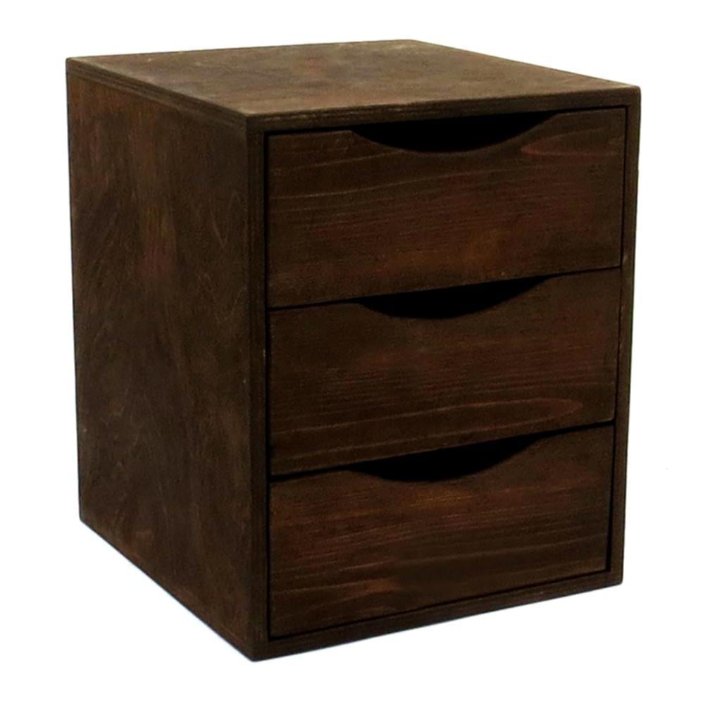 Мини-комод из дерева Аджало Капучино (МНК-009009)