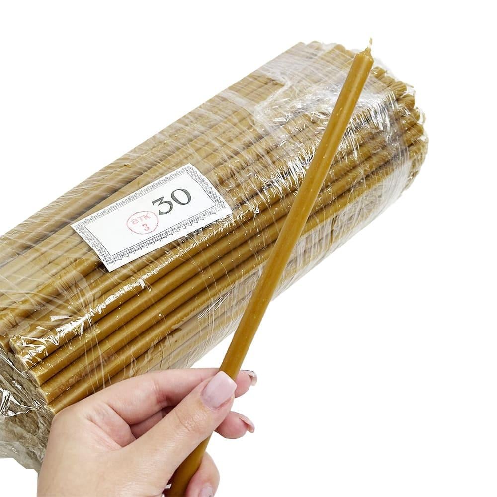 Свічка парафінова темна №30 2 кг 26 см 150 шт. (030пт2) - фото 2 Свічка парафінова темна №30 2 кг 26 см 150 шт. (030пт2) - фото 2